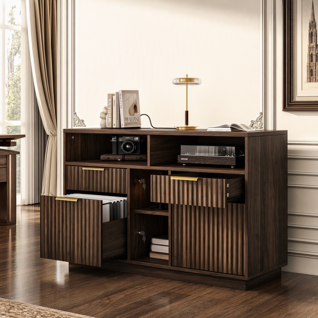 Office Furniture Filing Cabinets - 4 Çekmeceli Dosya Dolabı, Kilitli ve