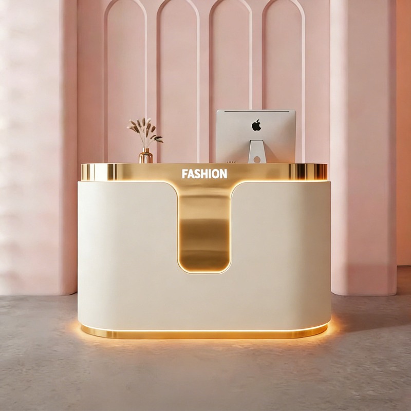 Office Furniture Store - İskandinav Lüks Güzellik Salonu Resepsiyon Bankosu