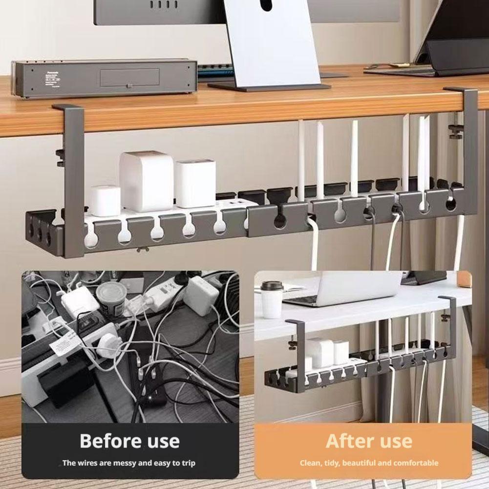 Cable Tray Under Desk - Uzatılabilir Masa Altı Kablo Yönetimi Delme