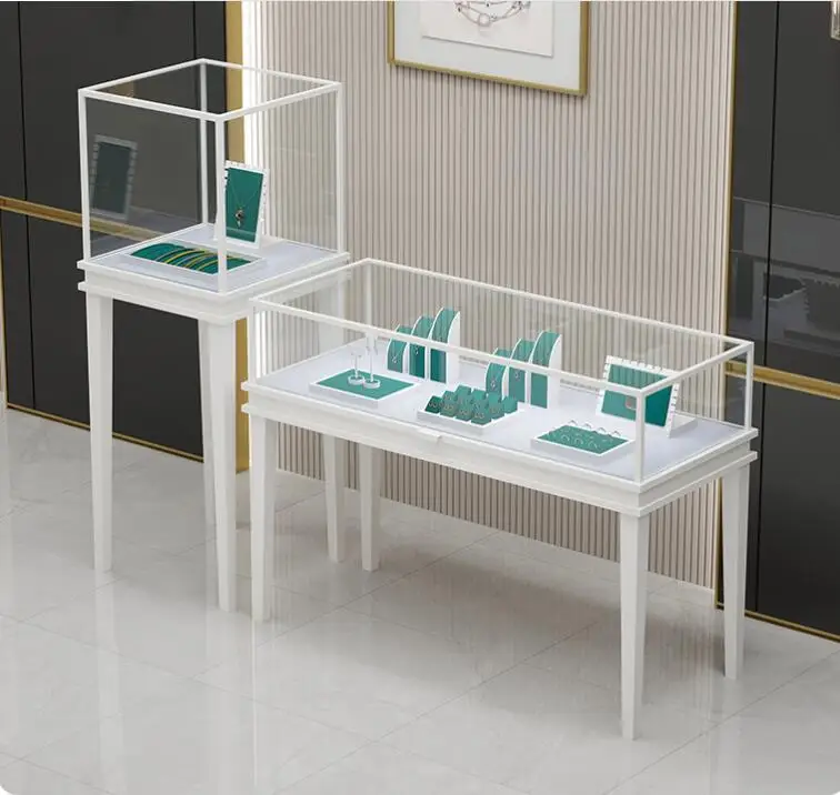 Office Furniture First - Mücevher teşhir vitrini şeffaf cam dolap