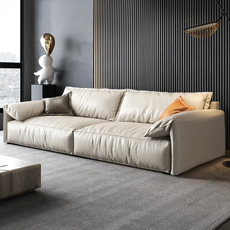 Office Furniture First - Deri Ofis Kanepe Birinci Katman Sığır