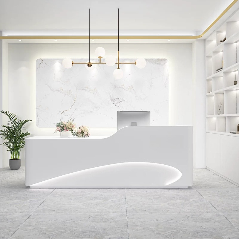 Office Furniture Store - Modern Minimalist Giyim Mağazası Bar Tezgahı