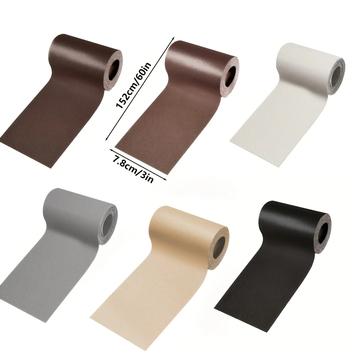 Office Furniture Repair - Deri Tamir Bandı, Çoklu Renk Seçenekleri