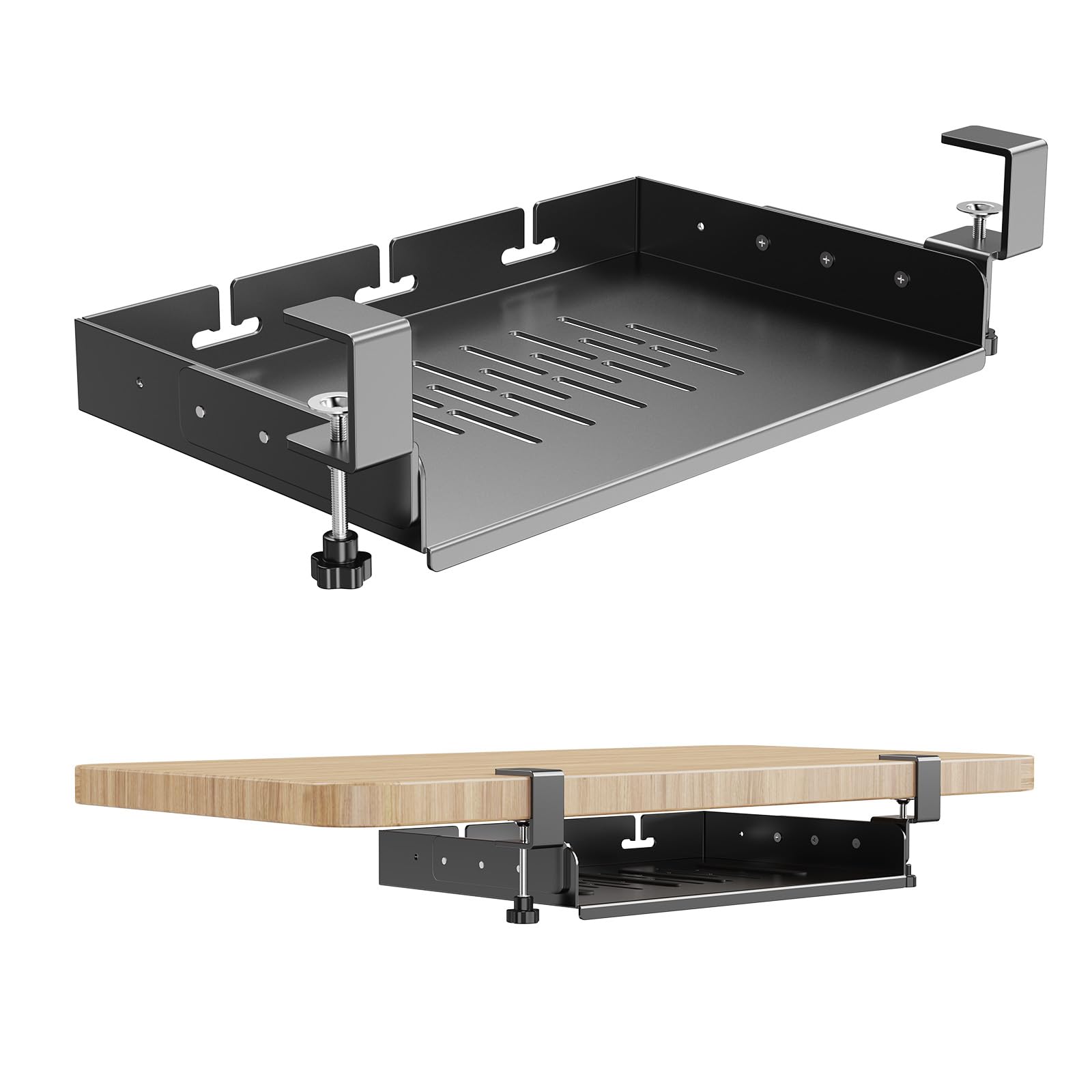 Cable Tray Under Desk - Masa Altına Monte Edilebilen Deliksiz Laptop