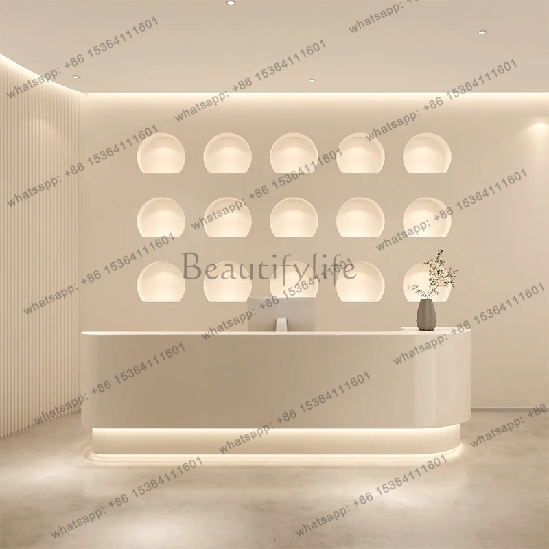 Office Furniture Company - Şirket Modern Resepsiyon Masaları Mağaza Güzellik
