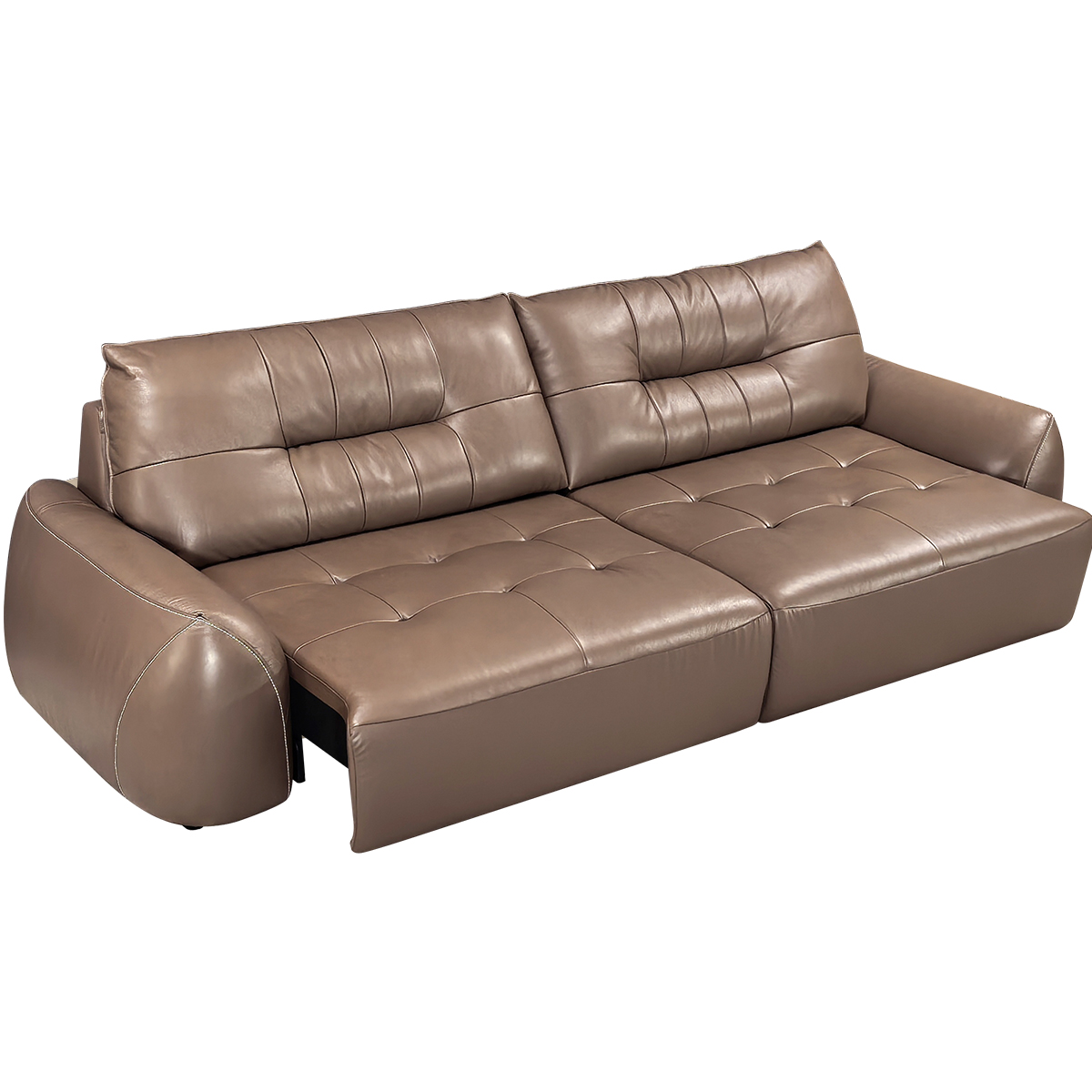 Office Furniture First - Hafif Lüks Deri Kanepe Oturma Odası