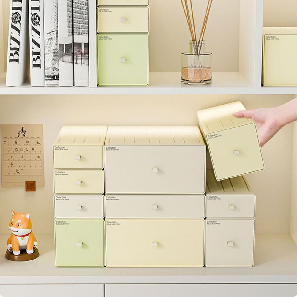 Office Furniture Filing Cabinets - Renkli masaüstü istiflenebilir organizatör çekmece ofis