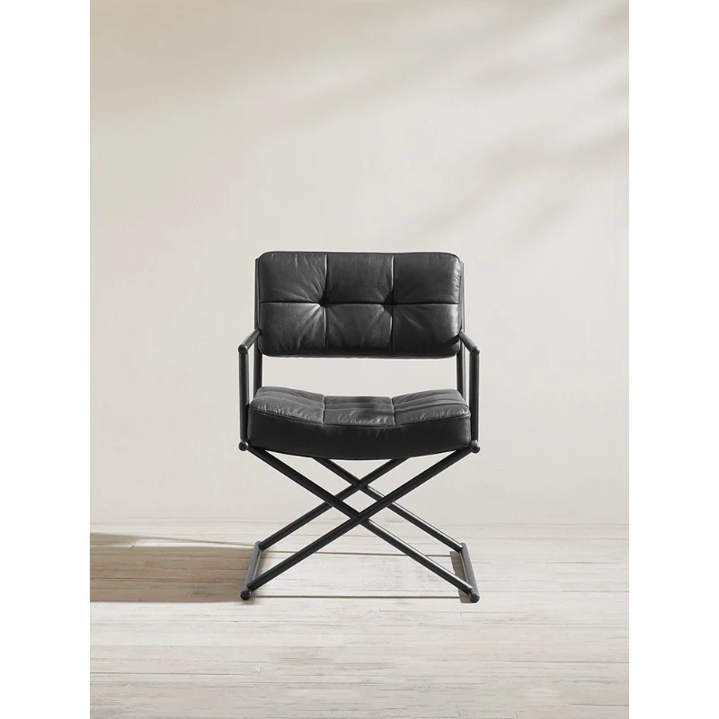 Office Furniture First - İtalyan minimalist siyah birinci sınıf sığır