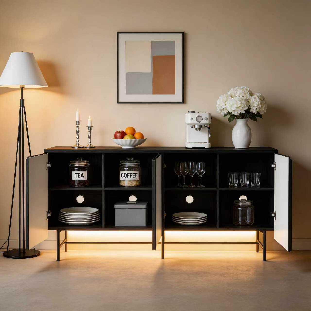 68 inç Büyük Oluklu Konsol Dol - Office Furniture Credenza incelemesi ve fiyatı
