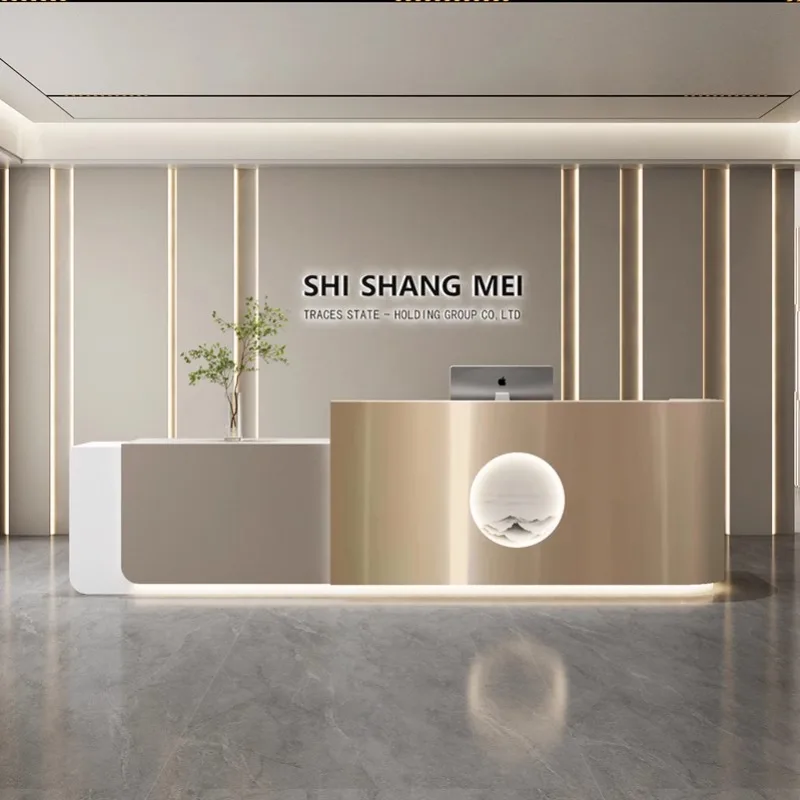 İskandinav Krem Tarzı Resepsiy - Office Furniture Store incelemesi ve fiyatı