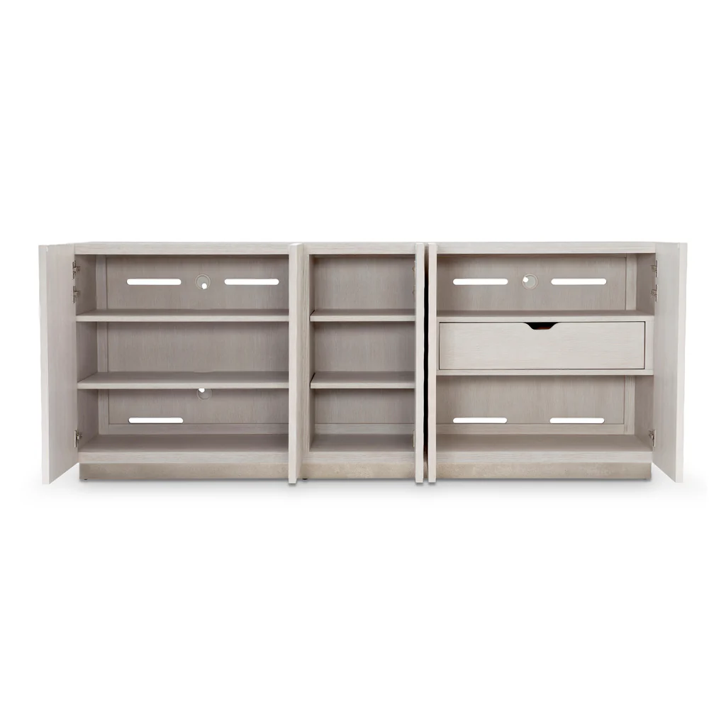 Modern Beyaz Dalgalı Dokulu TV - Office Furniture Credenza incelemesi ve fiyatı