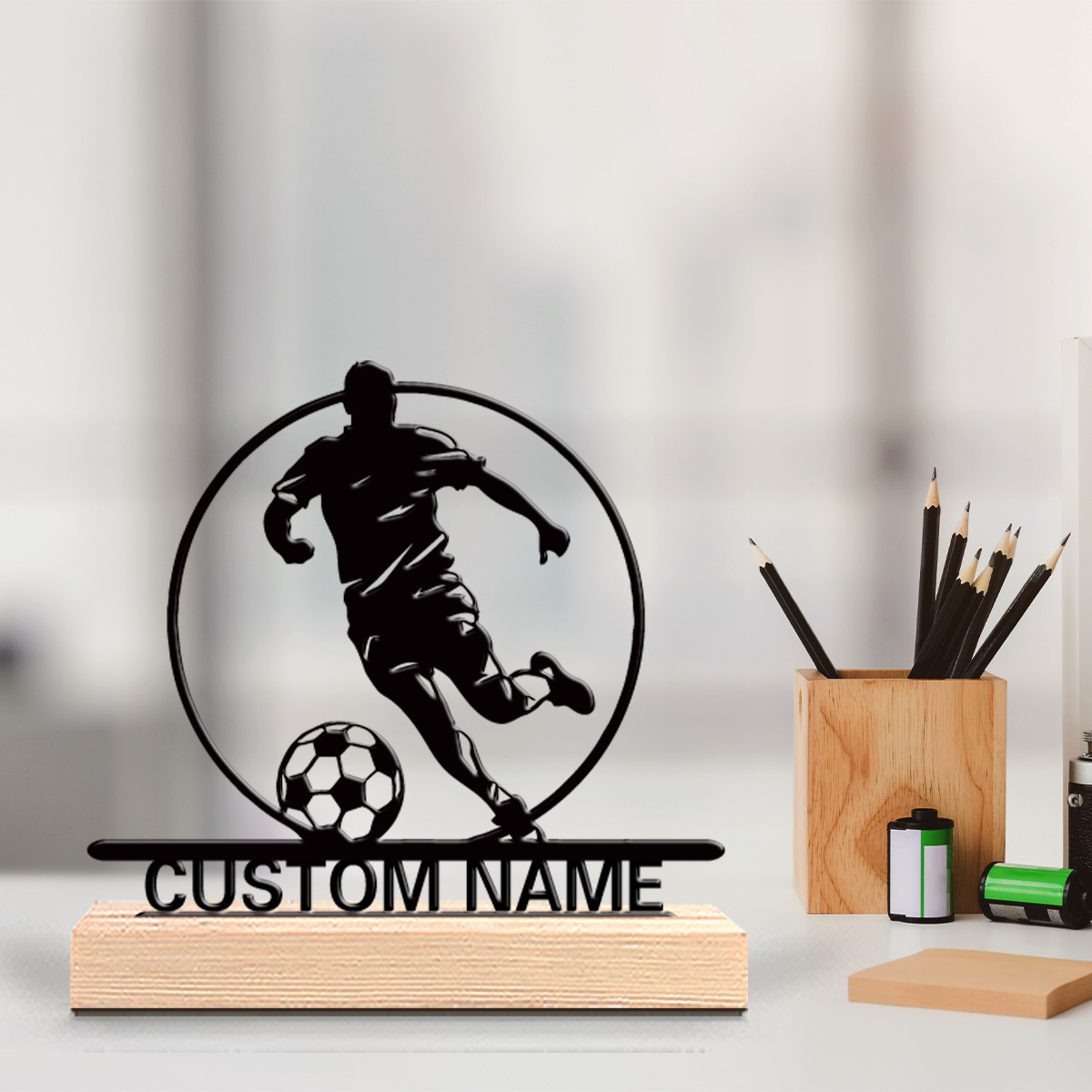 İsme Özel Metal Futbolcu Heyke - Office Furniture Direct incelemesi ve fiyatı