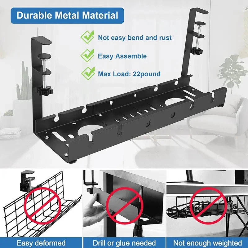 Masa Altı Teleskopik Depolama  - Cable Tray Under Desk incelemesi ve fiyatı