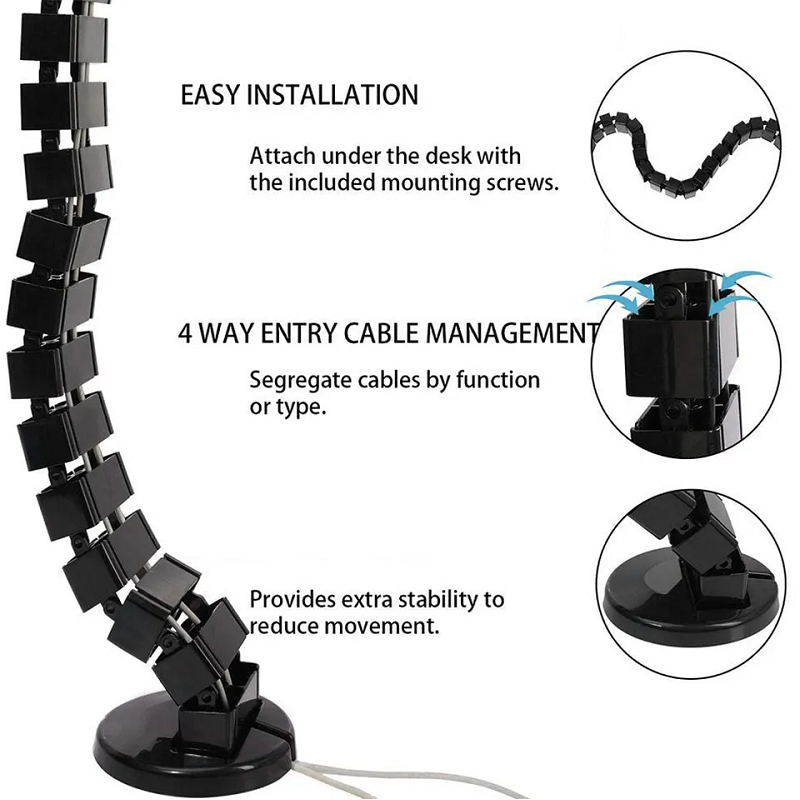 Kablo Düzenleyici Kablo Kanalı - Cable Tray Under Desk incelemesi ve fiyatı