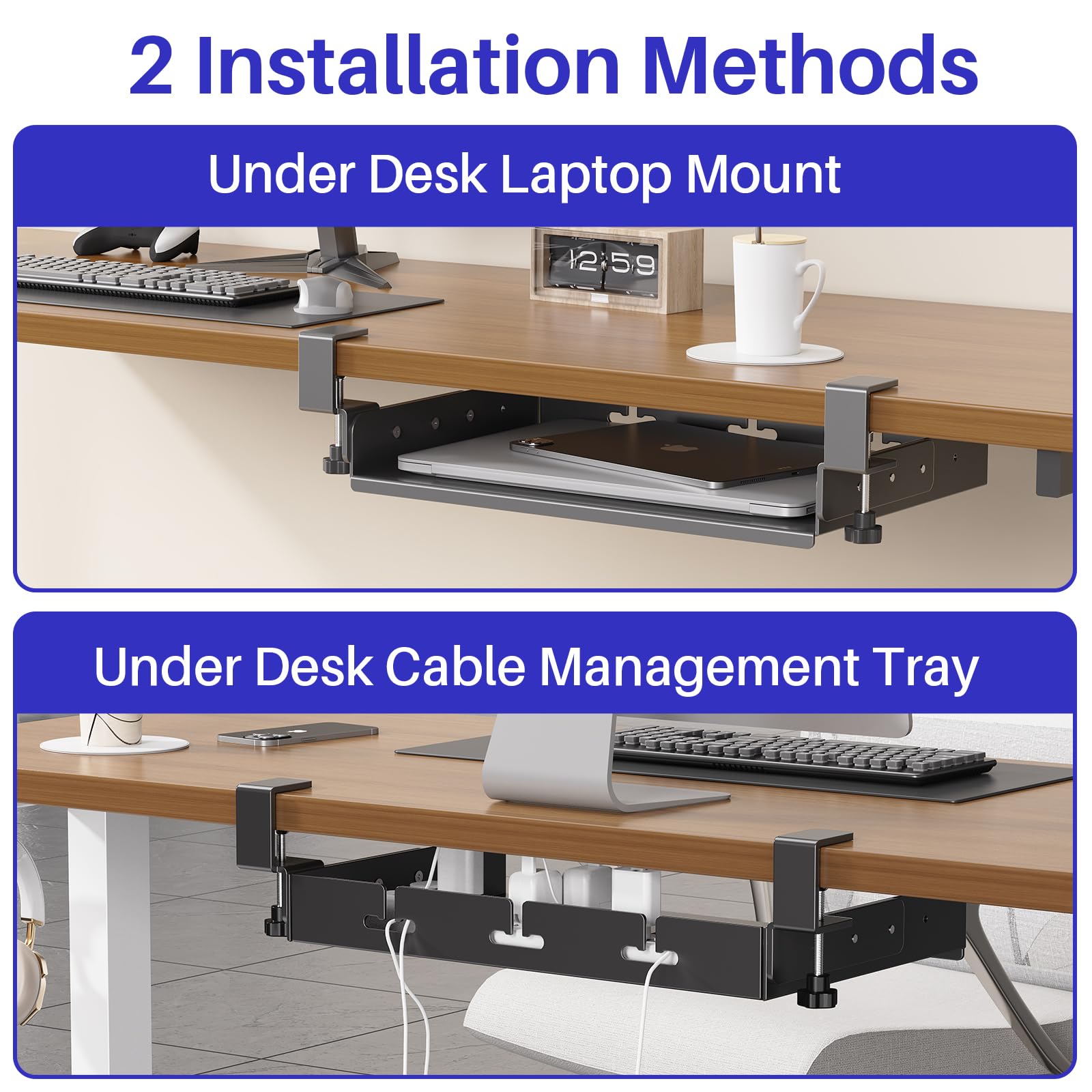 Masa Altına Monte Edilebilen D - Cable Tray Under Desk incelemesi ve fiyatı