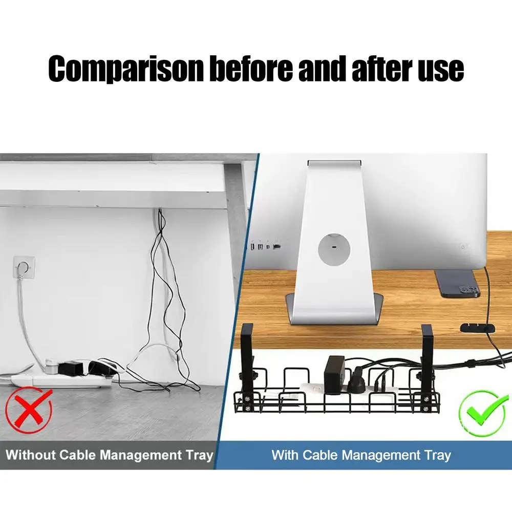Kablo Yönetim Kutusu Masa Altı - Cable Tray Under Desk incelemesi ve fiyatı
